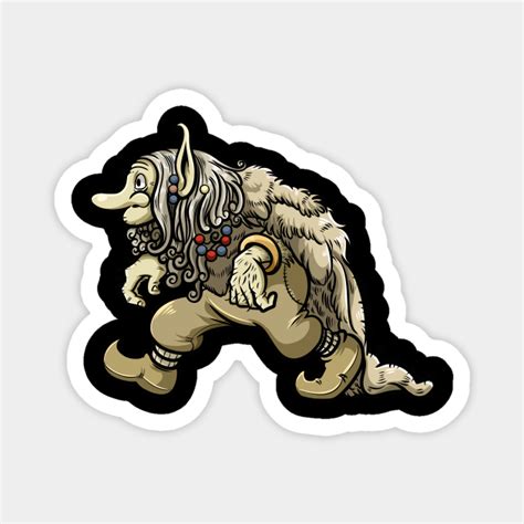 The Folklore of Swedish Trolls: A Majestic Design - Troll - Magnet | TeePublic