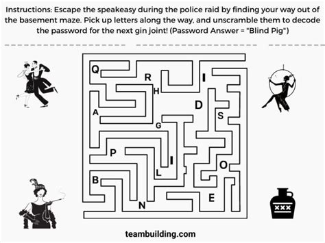 Printable Escape Room Puzzle