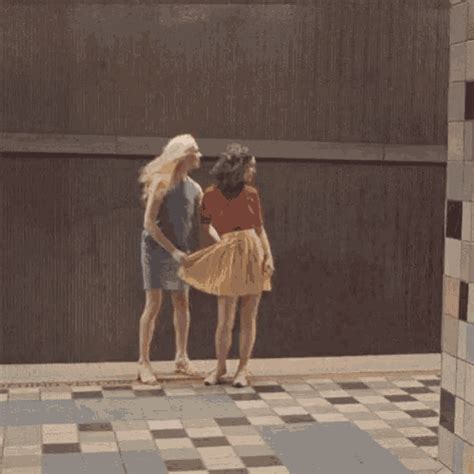 Dancing Hutch GIF - Dancing Hutch Wind Blows Skirt - Discover & Share GIFs