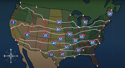 How Many Major Interstate Highways Does the USA Truly Have?