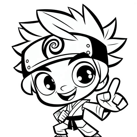 Naruto Coloring Pages – Custom Paint By Numbers