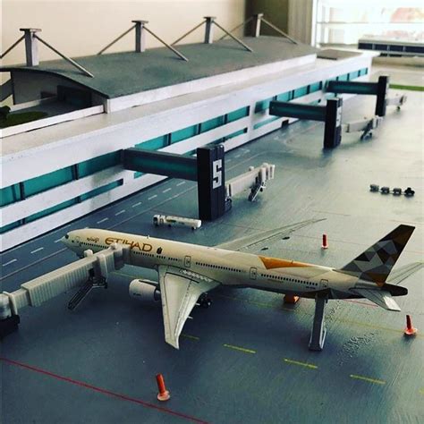 This is a 1/400 Scale Model Airport Terminal I Created. https://www.facebook.com ...