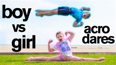 BOY vs GIRL - Extreme Acro Gymnastics Competition in 2021 | Boys vs girls, Acro gymnastics ...