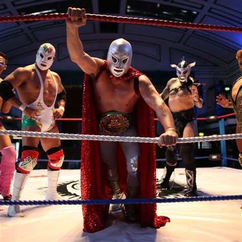 Download El Santo Mask On Wrestler El Hijo Del Santo Wallpaper | Wallpapers.com