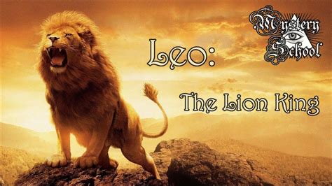 Leo: The Lion King ♌️ - Mystery School Lesson 167 - YouTube