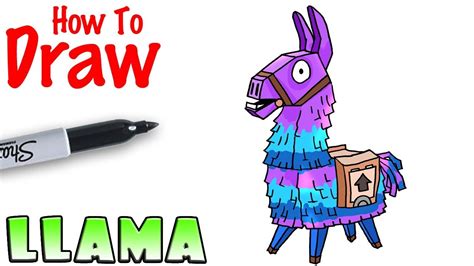 How to Draw the Llama | Fortnite - YouTube