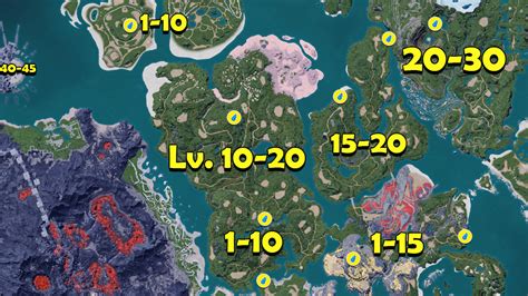 Palworld Map Levels and Boss Order Guide - Siliconera