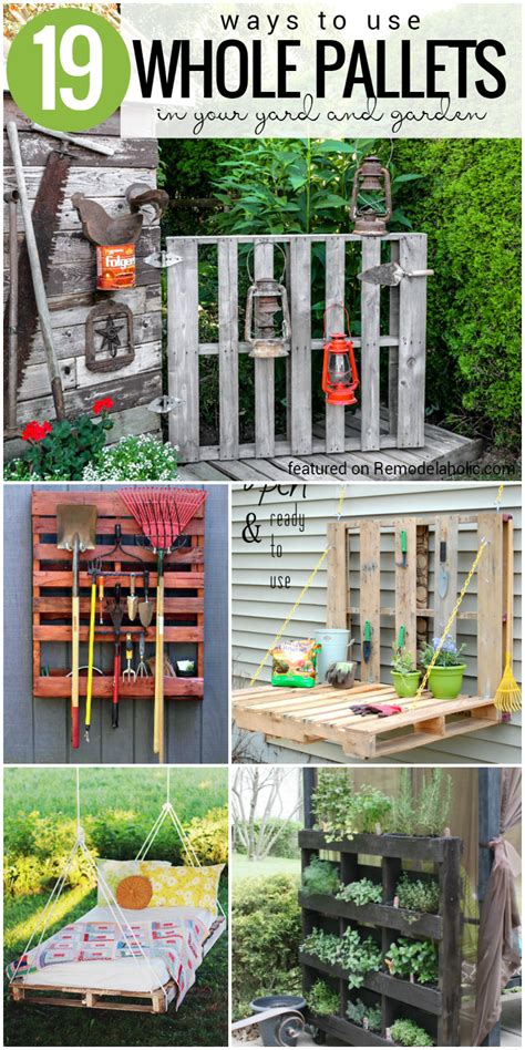 Remodelaholic | 37 Whole Pallet Projects, AKA Things You Can Build ...