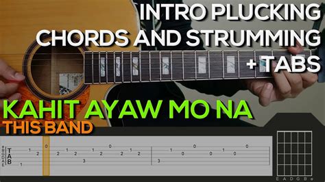 This Band - Kahit Ayaw Mo Na Guitar Tutorial [INTRO, CHORDS AND STRUMMING + TABS] - Sipraman