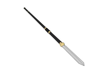 3D Weapons - Official Spear Kudayari (Japanese Spear)