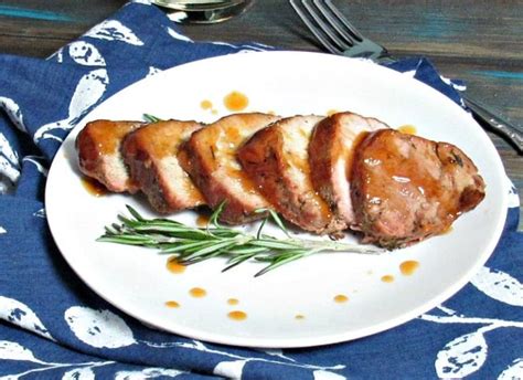 Apricot Glazed Pork Tenderloin recipe from A Gouda Life