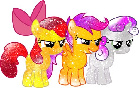 Galaxy Cutie Mark Crusaders by DigiTeku on DeviantArt My Little Pony List, My Little Pony ...