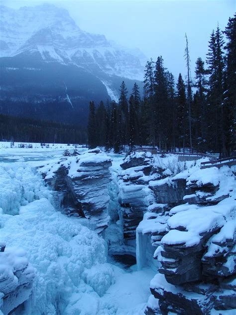 Athabasca Falls, Canada Beautiful Places, Plaines, Athabasca, Winter ...