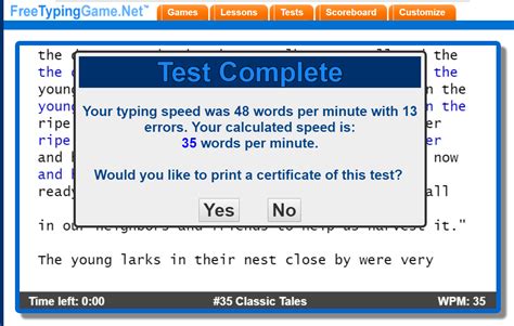 lpcomputerlab: Grade 5- Touch Typing Score, Free Typing Game