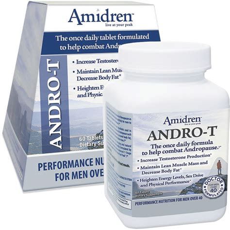 Amidren Andro-T Testosterone Booster 60 Tablets