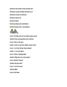 Italian downloadable conversations, vocabulary and activity worksheets | Vocabulary, Mindfulness ...