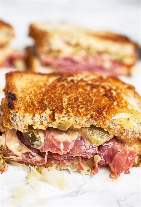 Reuben Sandwich with 1,000 Island Dressing | The Rustic Foodie®