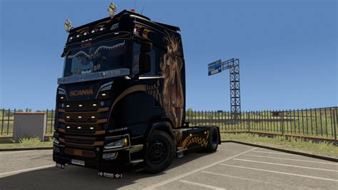 Wild Paintjob for Scania S Highline 1.37 ETS2 - Euro Truck Simulator 2 Mods | American Truck ...