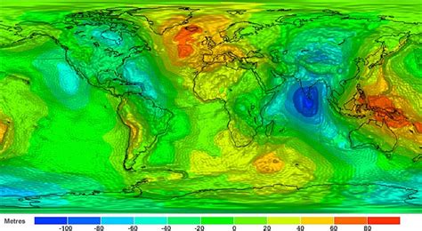 Gravity map of Earth. : r/MapPorn