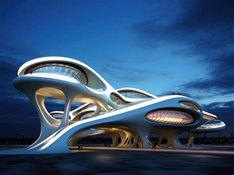 Premium AI Image | Zaha hadid HD 8K wallpaper Stock Photographic Image