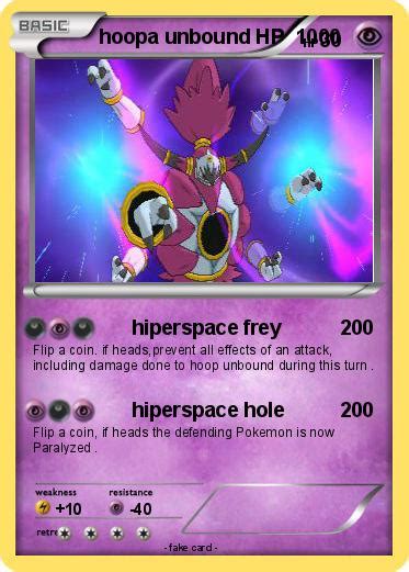 Pokémon hoopa unbound HP 1000 1000 - hiperspace frey - My Pokemon Card