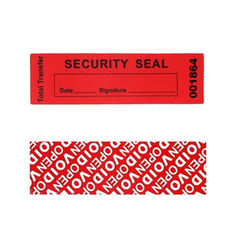 Tamper Evident Stickers/Labels/Tape Warranty Void Seals High Security Tamper Proof Stickers ...