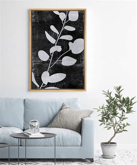 Wall Decor Canvas Painting Watercolor Black And White Art