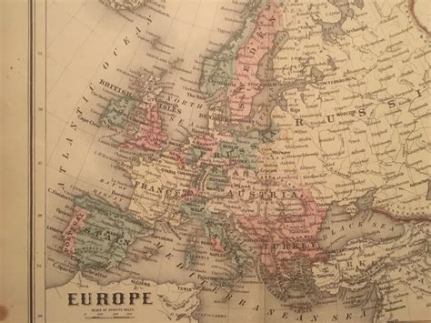 Map of Europe printed in 1865 : r/Maps