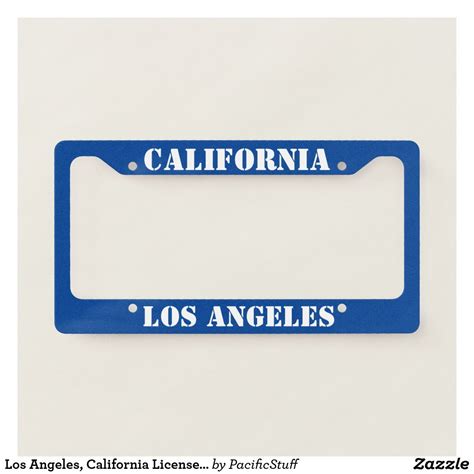 Los Angeles, California License Plate Frame | Zazzle | License plate ...