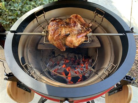 Kamado Grill Rotisserie - Portable Grill