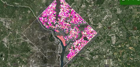 DC Cherry Blossom Map - Casey Trees