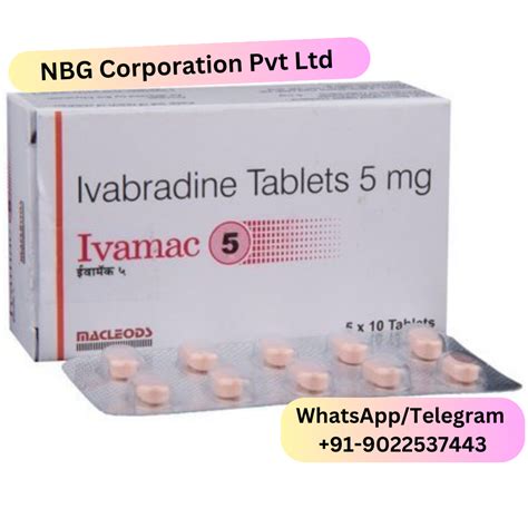 Ivabradine Tablets IP, 5 mg at Rs 340/stripe in Nagpur | ID: 2851603939655