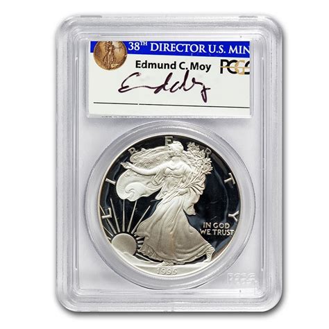 Buy 1995-W Proof American Silver Eagle PR-70 PCGS (Edmund Moy) | APMEX