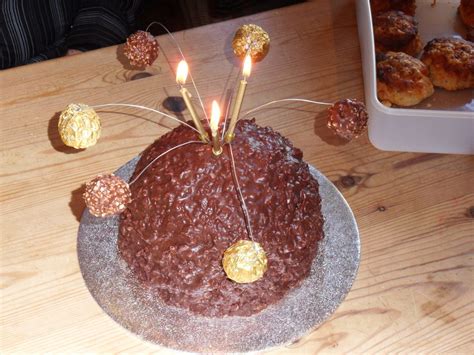 Giant Ferrero Rocher Cake - CakeCentral.com