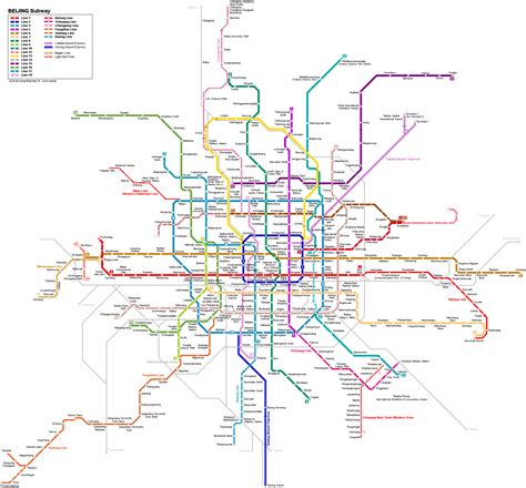 Beijing Metro Map Subway Lines Rail Transit Map 2023 - vrogue.co