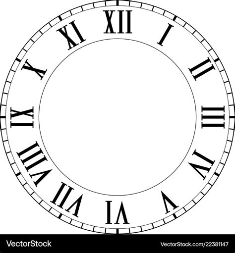 Clock Face Roman Numerals