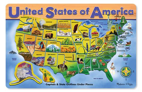 United States of America Wooden Puzzle | Down On The Farm