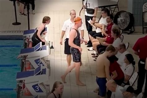 50-year-old trans swimmer shared a locker room while competing against ...