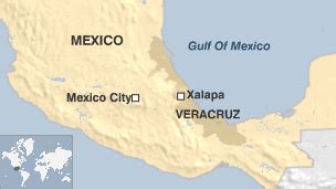 Xalapa Mexico Map