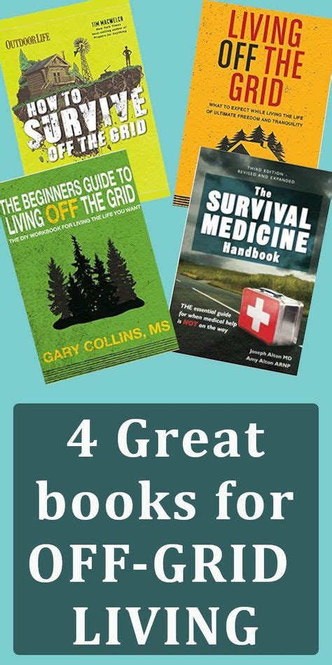 Four great books about living off-grid. Included is a description of ...