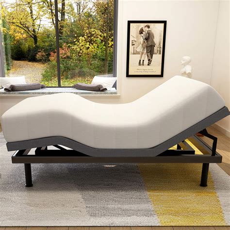 Milemont Adjustable Bed Base Frame Smart Electric Beds Foundation | Just New Releases