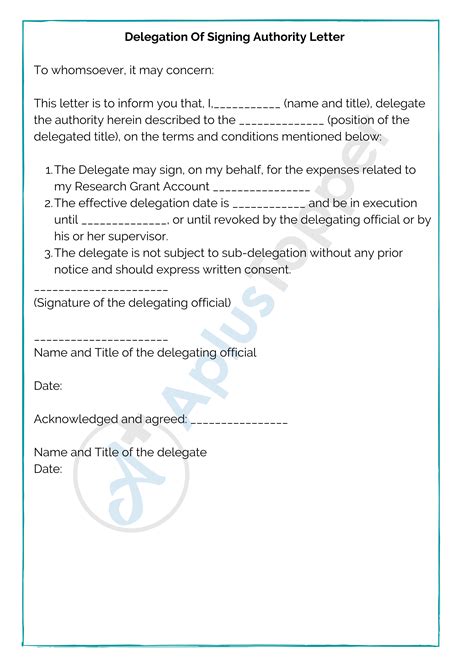 Sample Delegation Letters | Format, Samples, Examples and How To Write ...