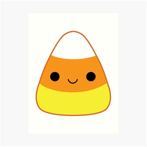 "Cute Candy Corn" Art Print by katiecrumpton | Redbubble