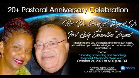 20+ Pastoral Anniversary Celebration - Chantilly Baptist Church - YouTube