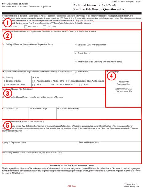 How to Fill Out ATF Form 23 Using a Gun Trust