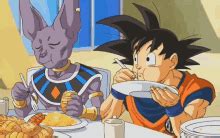 Goku Eating Ramen Gif