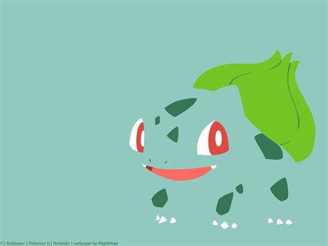 'Bulbasaur' #Pokémon minimal wallpaper by MapleRose on deviantART. Pokemon Legal, Gen 1 Pokemon ...