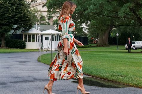 Melania Trump’s stand-out outfits: 28 fashion looks from her time in the White House | Evening ...