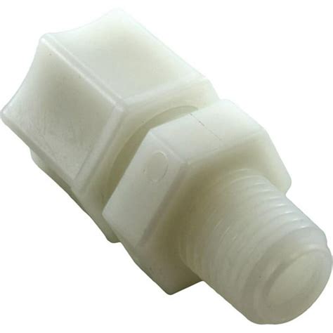 Compression Fitting, UltraPure, 1/4"mpt x 3/8" Tube, Plastic - Walmart.com - Walmart.com