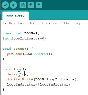 How fast does an Arduino UNO execute a loop? [solved ...